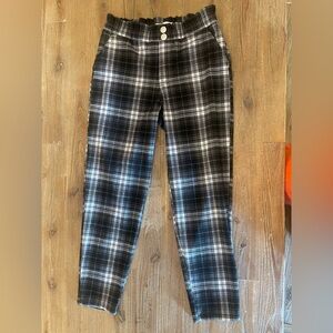 Abercrombie Kids Cotton Plaid Trousers